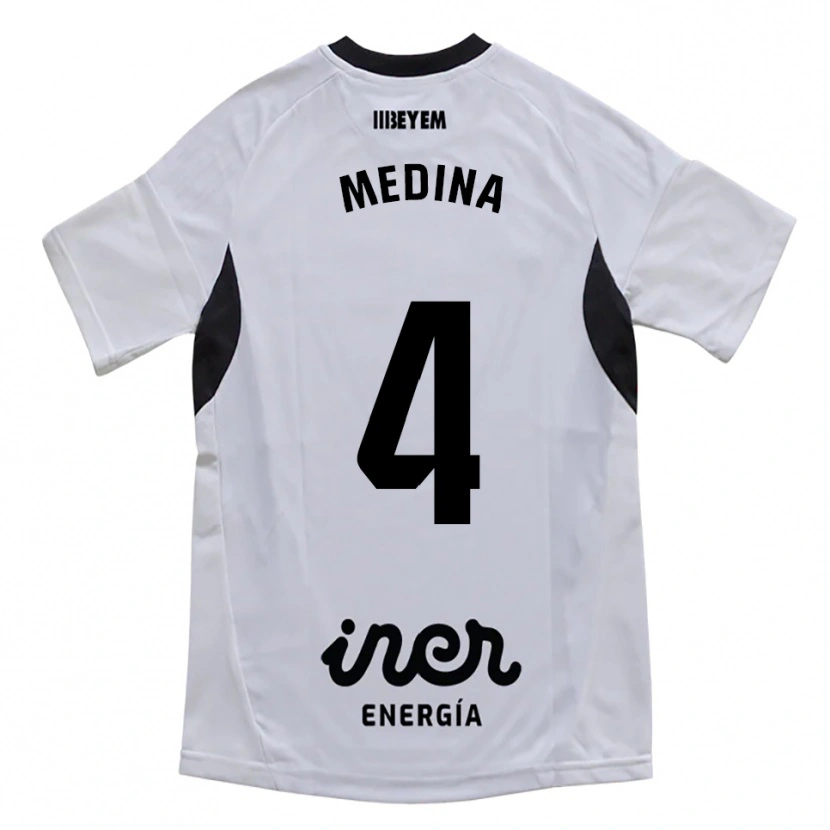 Danxen Kinder Agus Medina #4 Weiß Lila Heimtrikot Trikot 2025/26 T-Shirt Österreich