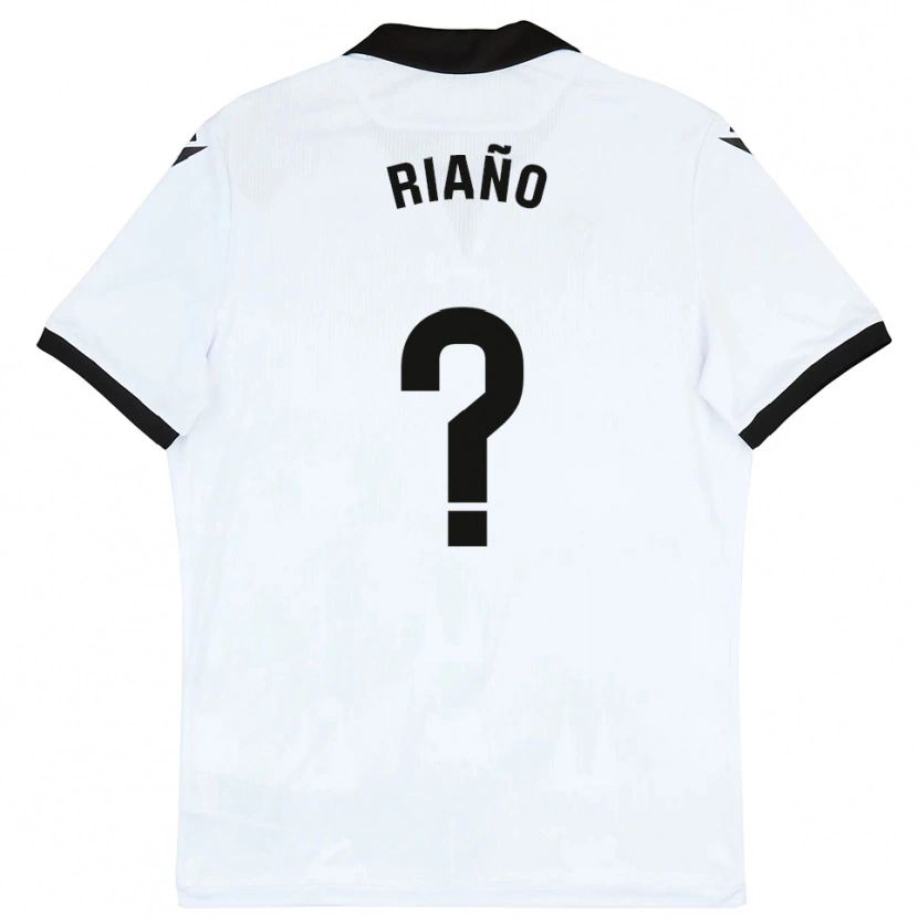 Danxen Kinder Marcos Riaño #0 Weiß Schwarz Heimtrikot Trikot 2025/26 T-Shirt Österreich