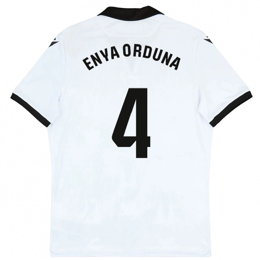Danxen Kinder Enya Orduna #4 Weiß Schwarz Heimtrikot Trikot 2025/26 T-Shirt Österreich