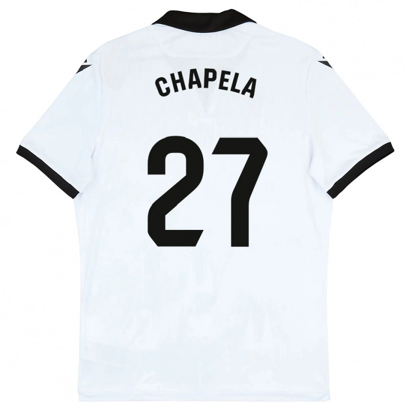 Danxen Kinder Iván Chapela #27 Weiß Schwarz Heimtrikot Trikot 2025/26 T-Shirt Österreich