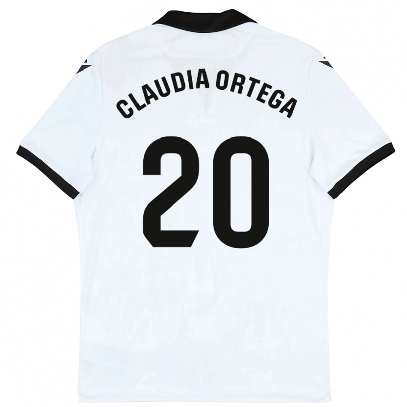 Danxen Kinder Claudia Ortega #20 Weiß Schwarz Heimtrikot Trikot 2025/26 T-Shirt Österreich