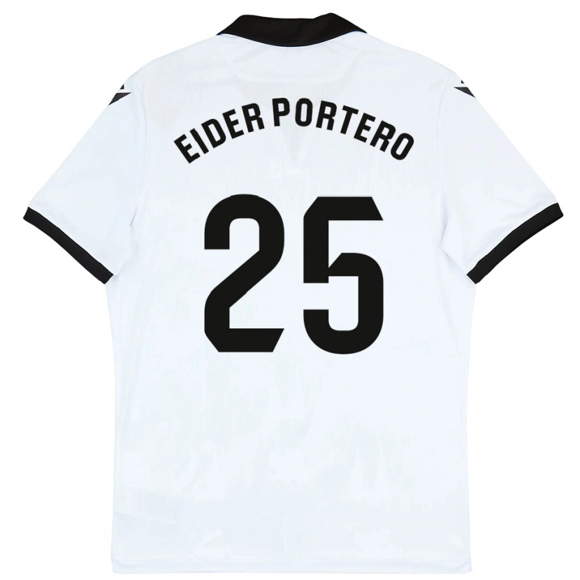 Danxen Kinder Eider Portero #25 Weiß Schwarz Heimtrikot Trikot 2025/26 T-Shirt Österreich