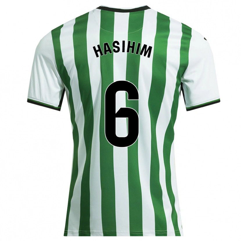 Danxen Kinder Hasihim #6 Weiß Grün Heimtrikot Trikot 2025/26 T-Shirt Österreich