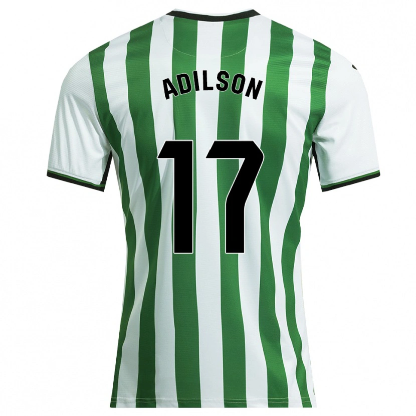 Danxen Kinder Adilson #17 Weiß Grün Heimtrikot Trikot 2025/26 T-Shirt Österreich