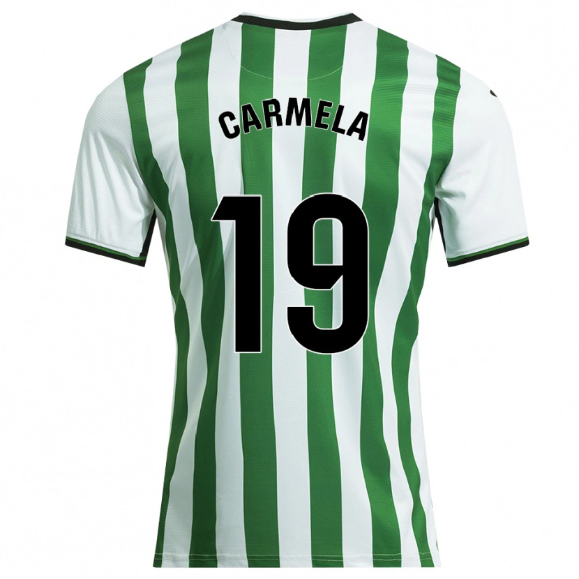 Danxen Kinder Carmen Ligero Fernández #19 Weiß Grün Heimtrikot Trikot 2025/26 T-Shirt Österreich