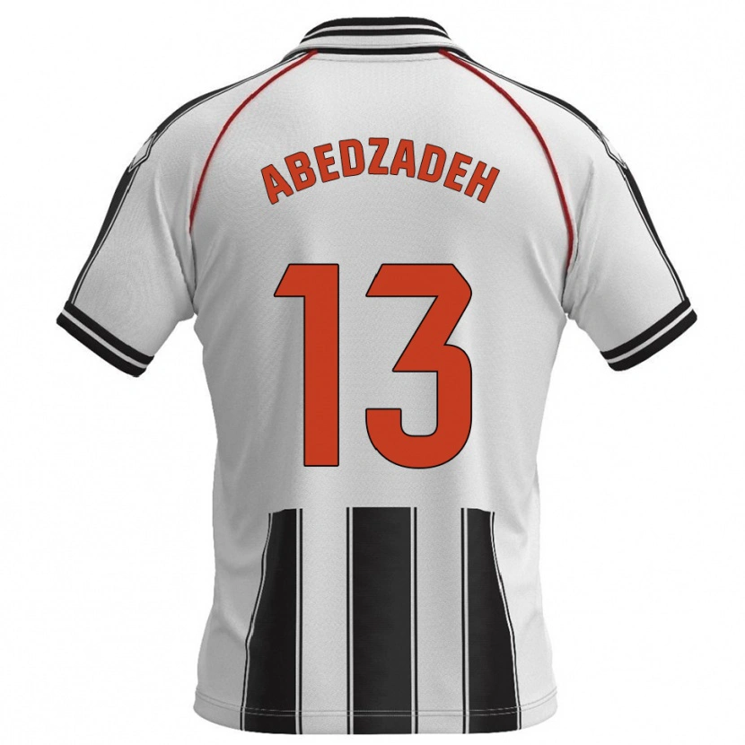Danxen Kinder Amir Abedzadeh #13 Weiß Schwarz Heimtrikot Trikot 2025/26 T-Shirt Österreich