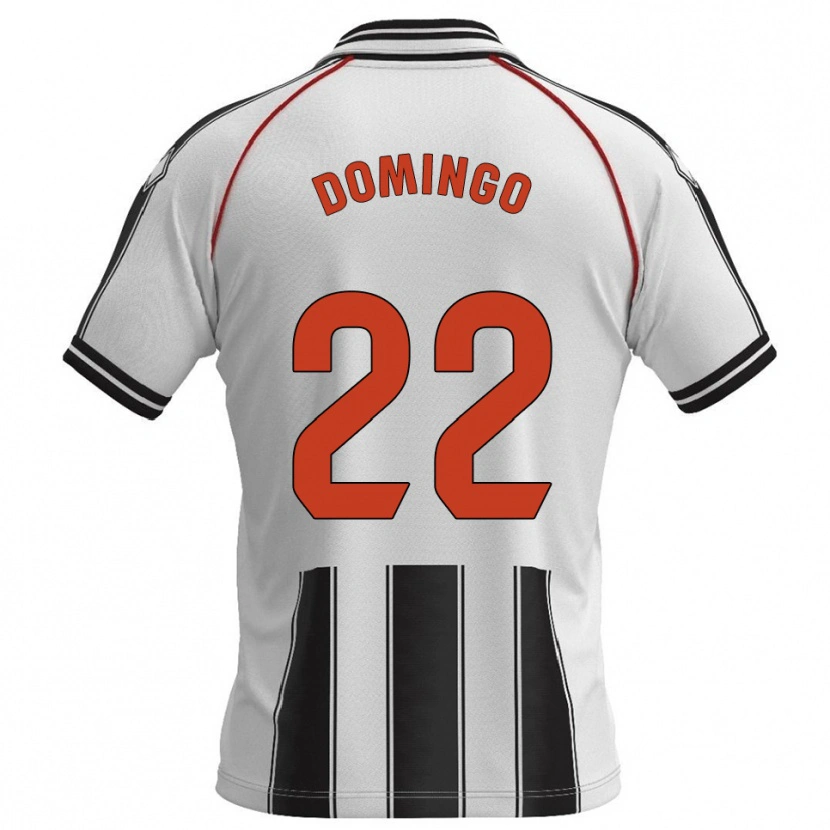 Danxen Kinder Jorge Domingo #22 Weiß Schwarz Heimtrikot Trikot 2025/26 T-Shirt Österreich