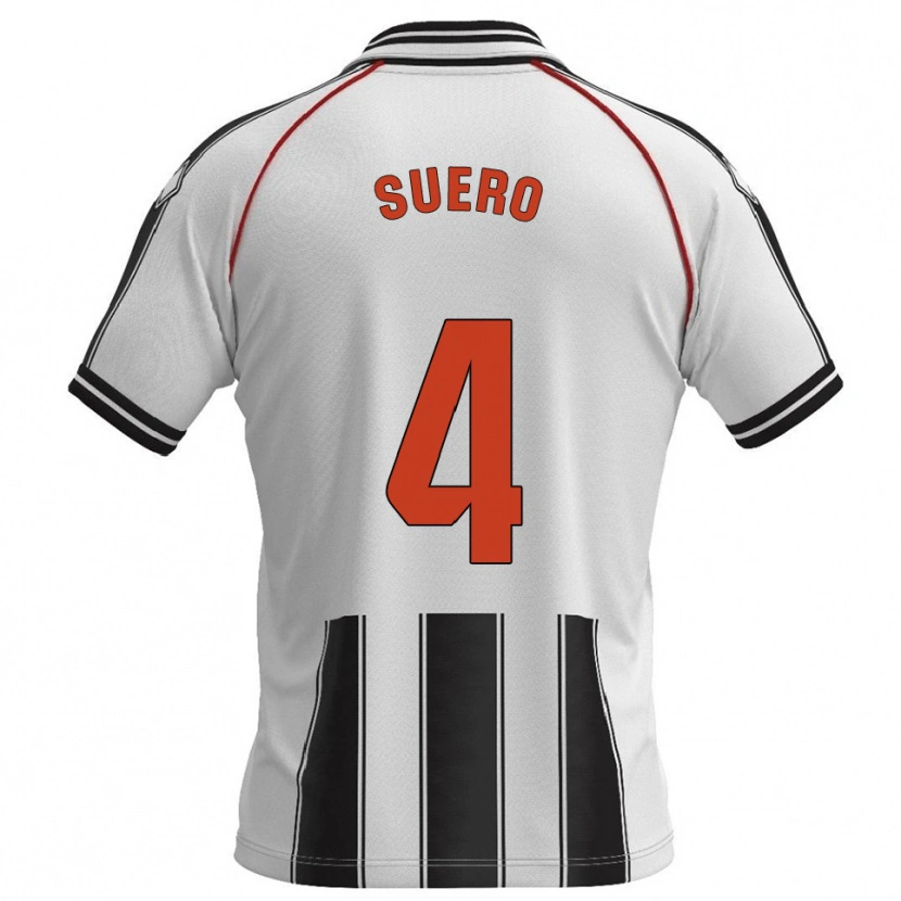 Danxen Kinder Israel Suero #4 Weiß Schwarz Heimtrikot Trikot 2025/26 T-Shirt Österreich