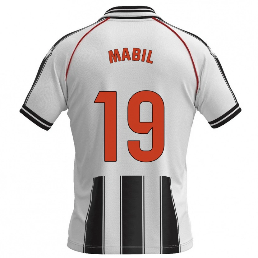Danxen Kinder Awer Mabil #19 Weiß Schwarz Heimtrikot Trikot 2025/26 T-Shirt Österreich