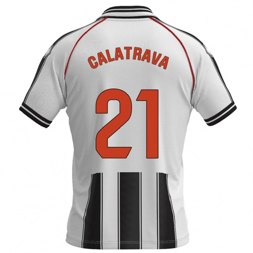 Danxen Kinder Álex Calatrava #21 Weiß Schwarz Heimtrikot Trikot 2025/26 T-Shirt Österreich