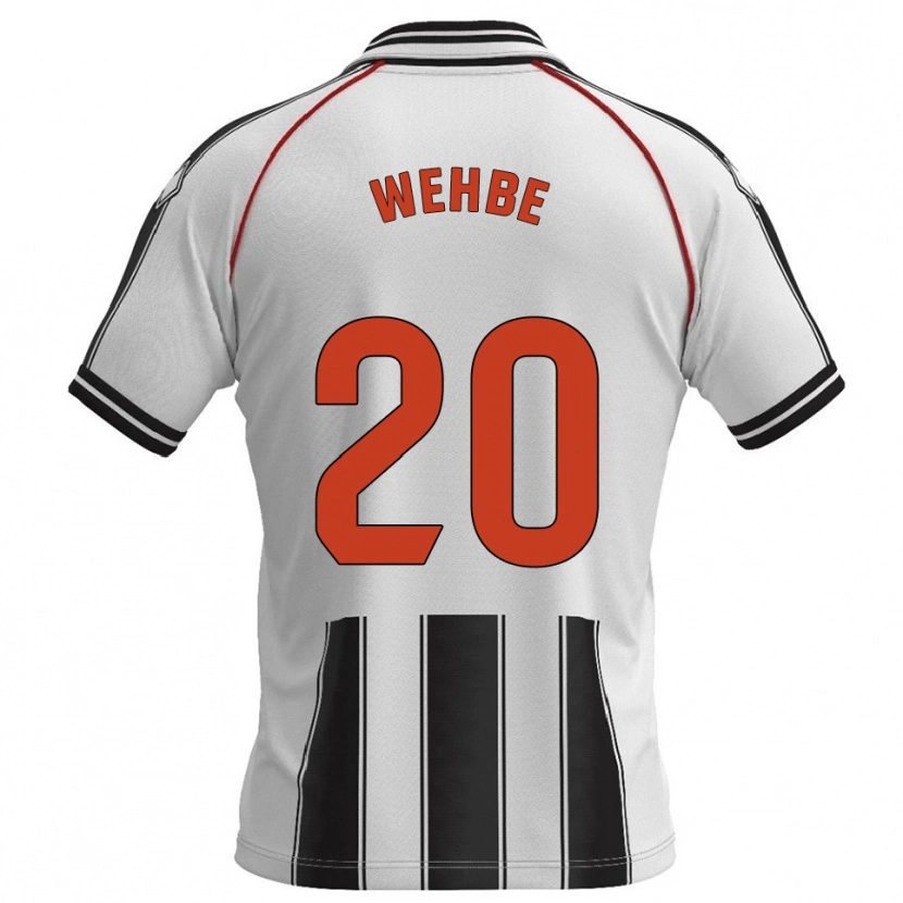 Danxen Kinder Charbel Wehbe #20 Weiß Schwarz Heimtrikot Trikot 2025/26 T-Shirt Österreich