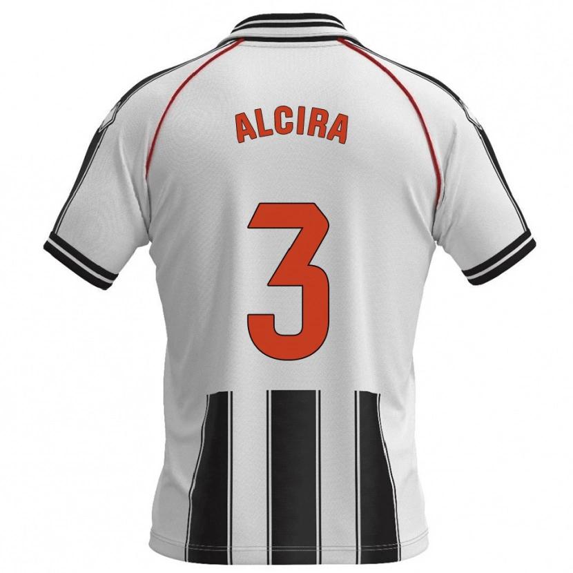 Danxen Kinder Álex Alcira #3 Weiß Schwarz Heimtrikot Trikot 2025/26 T-Shirt Österreich