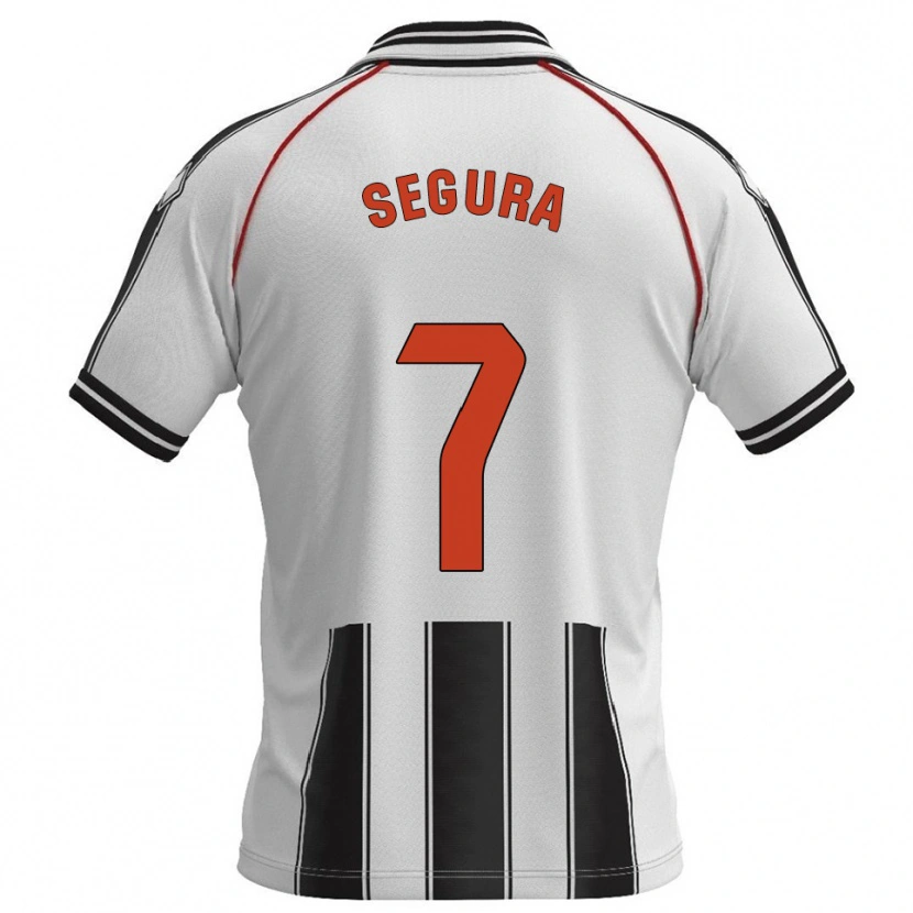 Danxen Kinder Carlos Segura #7 Weiß Schwarz Heimtrikot Trikot 2025/26 T-Shirt Österreich