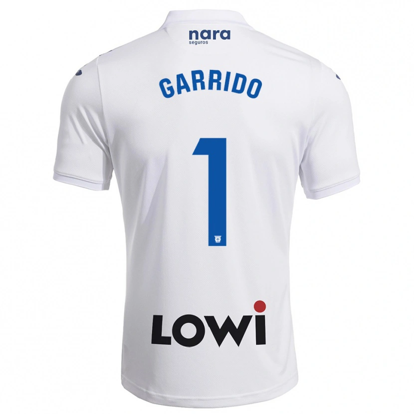 Danxen Kinder Javi Garrido #1 Weiß Marine Heimtrikot Trikot 2025/26 T-Shirt Österreich
