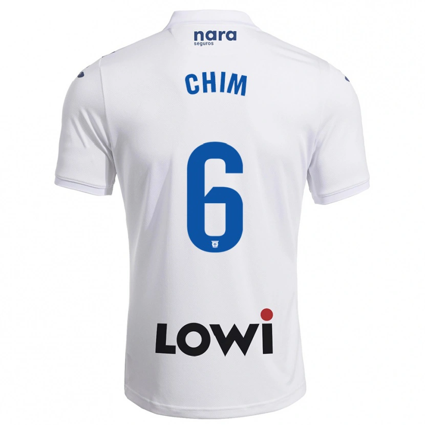 Danxen Kinder Adrian Chim #6 Weiß Marine Heimtrikot Trikot 2025/26 T-Shirt Österreich