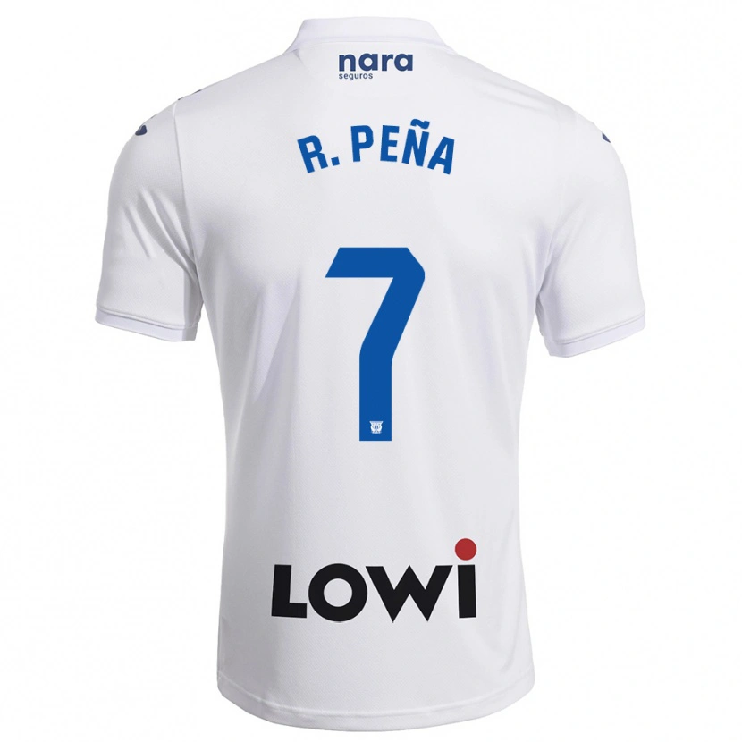 Danxen Kinder Rubén Peña #7 Weiß Marine Heimtrikot Trikot 2025/26 T-Shirt Österreich
