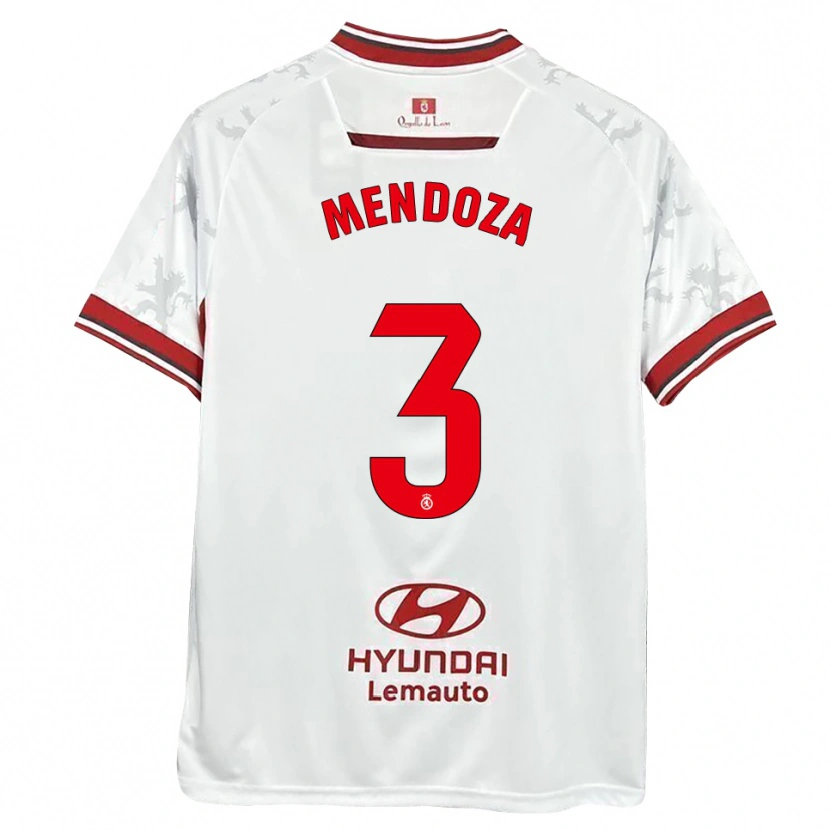 Danxen Kinder Edu Mendoza #3 Weiß Rot Heimtrikot Trikot 2025/26 T-Shirt Österreich