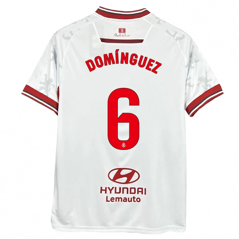 Danxen Kinder Jairo Domínguez #6 Weiß Rot Heimtrikot Trikot 2025/26 T-Shirt Österreich