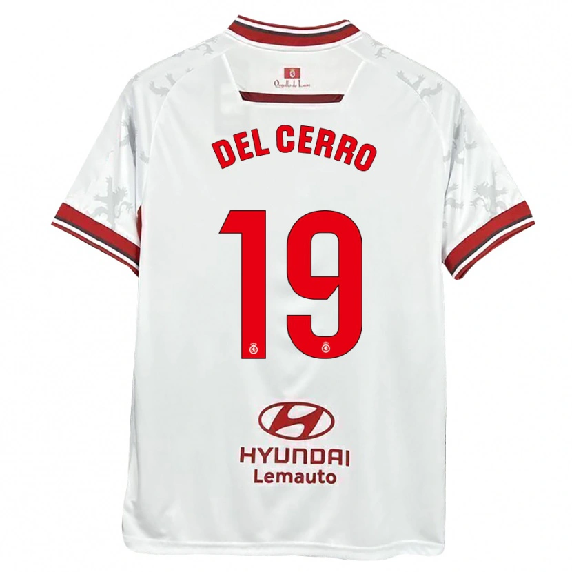 Danxen Kinder Dani Del Cerro #19 Weiß Rot Heimtrikot Trikot 2025/26 T-Shirt Österreich