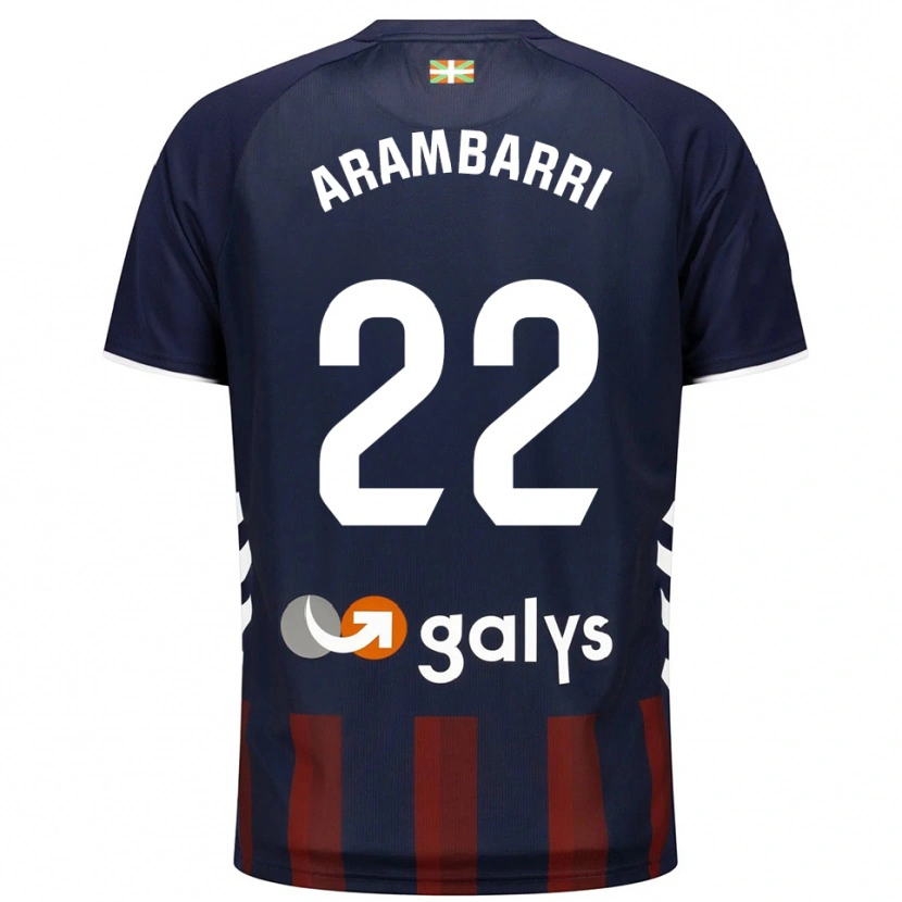 Danxen Kinder Aritz Arambarri #22 Marine Rot Heimtrikot Trikot 2025/26 T-Shirt Österreich
