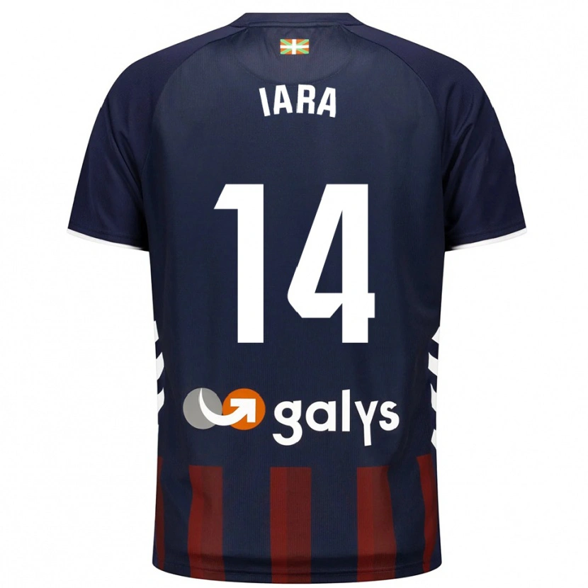 Danxen Kinder Iara Lacosta Sánchez #14 Marine Rot Heimtrikot Trikot 2025/26 T-Shirt Österreich