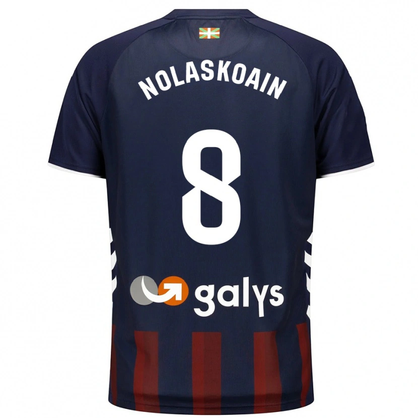 Danxen Kinder Peru Nolaskoain #8 Marine Rot Heimtrikot Trikot 2025/26 T-Shirt Österreich