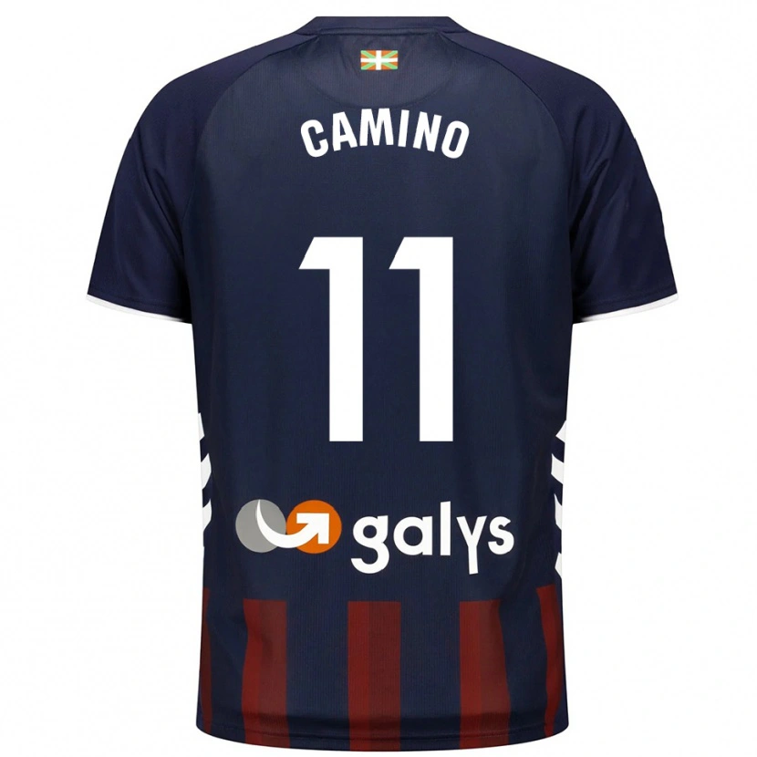 Danxen Kinder Laura Camino Fernández #11 Marine Rot Heimtrikot Trikot 2025/26 T-Shirt Österreich