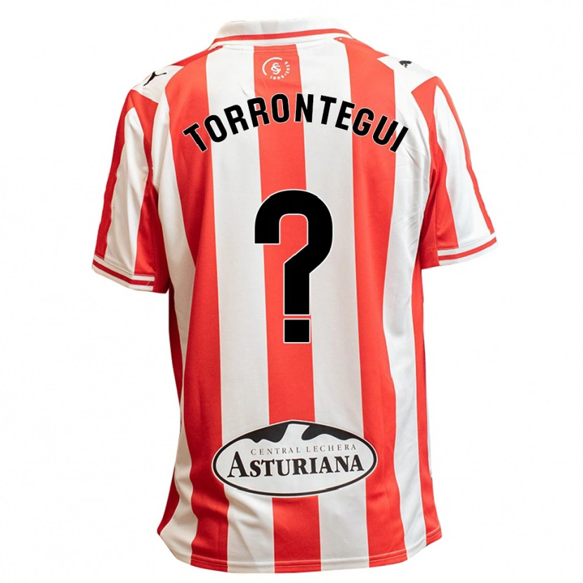 Danxen Kinder Samu Torrontegui #0 Weiß Rot Heimtrikot Trikot 2025/26 T-Shirt Österreich