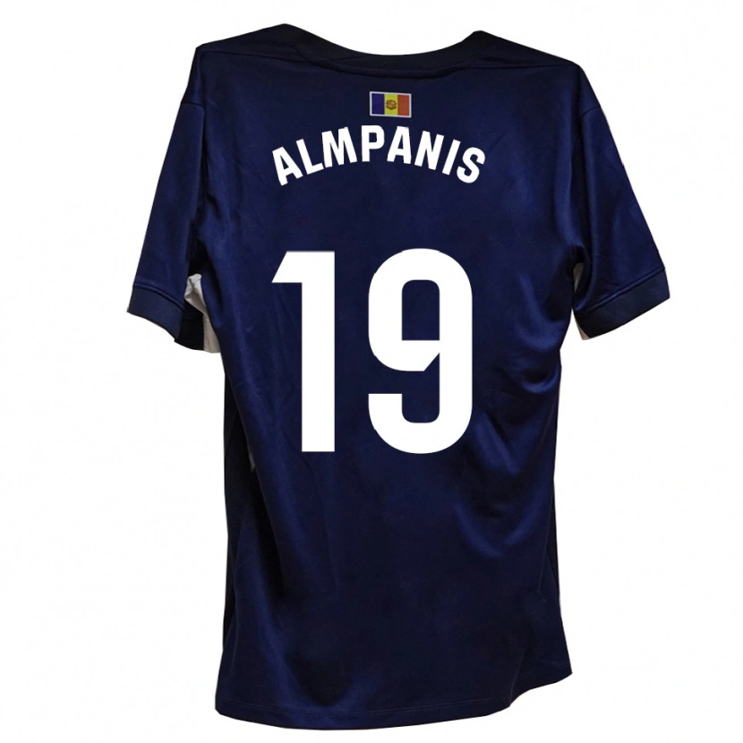 Danxen Kinder Christos Almpanis #19 Marineblau Weiß Heimtrikot Trikot 2025/26 T-Shirt Österreich