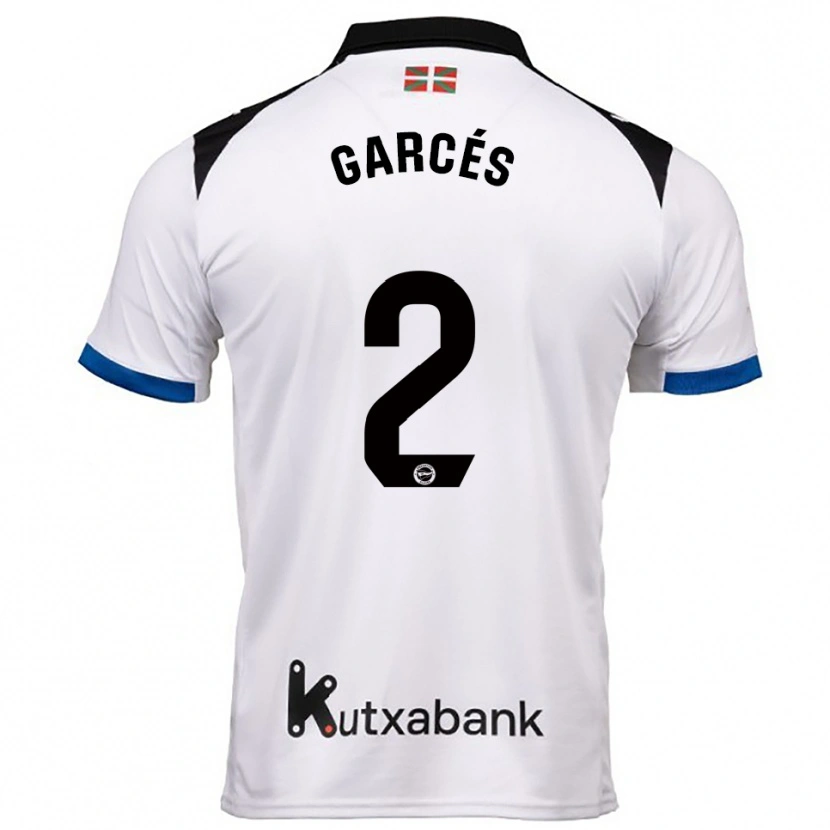 Danxen Kinder Facundo Garcés #2 Weiß Blau Auswärtstrikot Trikot 2025/26 T-Shirt Österreich
