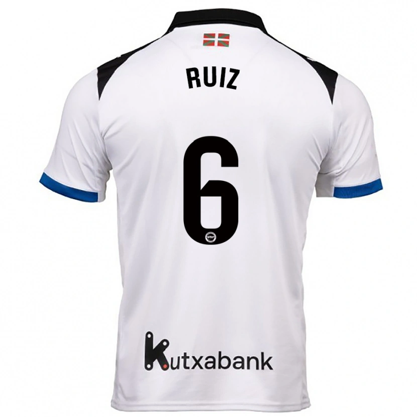 Danxen Kinder Markel Ruiz #6 Weiß Blau Auswärtstrikot Trikot 2025/26 T-Shirt Österreich