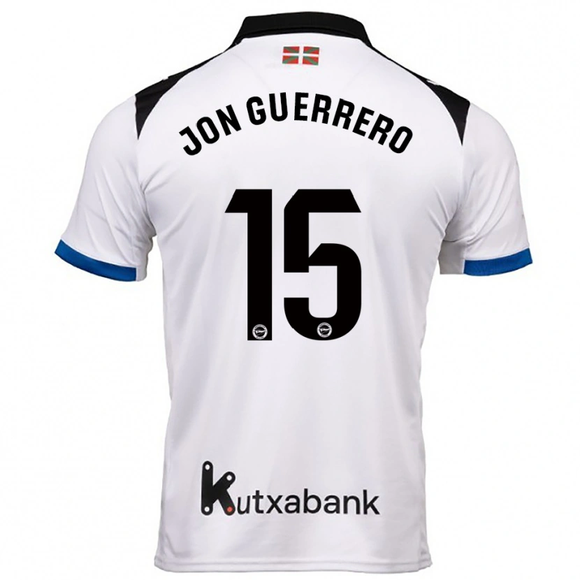 Danxen Kinder Julen Jon Guerrero #15 Weiß Blau Auswärtstrikot Trikot 2025/26 T-Shirt Österreich