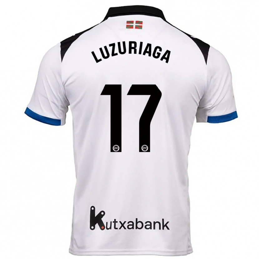 Danxen Kinder Judith Luzuriaga #17 Weiß Blau Auswärtstrikot Trikot 2025/26 T-Shirt Österreich
