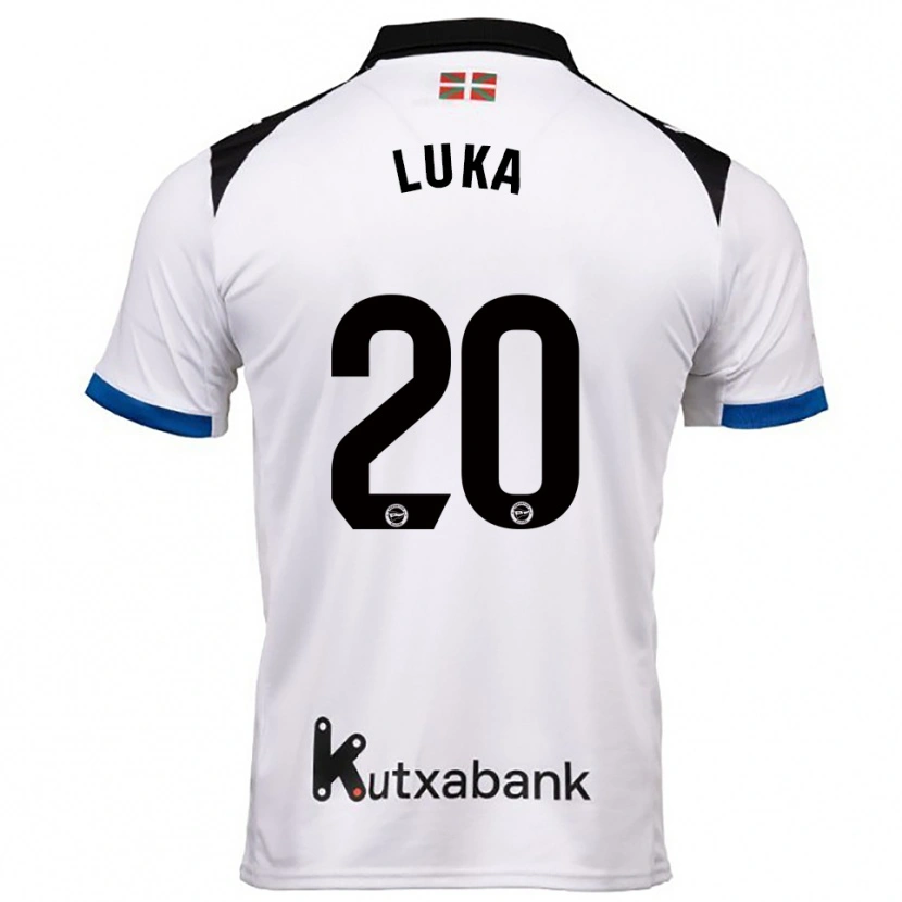 Danxen Kinder Luka Romero #20 Weiß Blau Auswärtstrikot Trikot 2025/26 T-Shirt Österreich