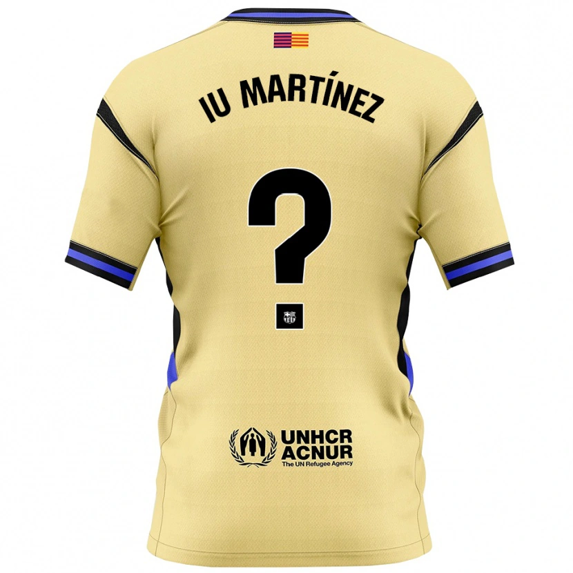 Danxen Kinder Ïu Martínez #0 Gelb Schwarz Auswärtstrikot Trikot 2025/26 T-Shirt Österreich