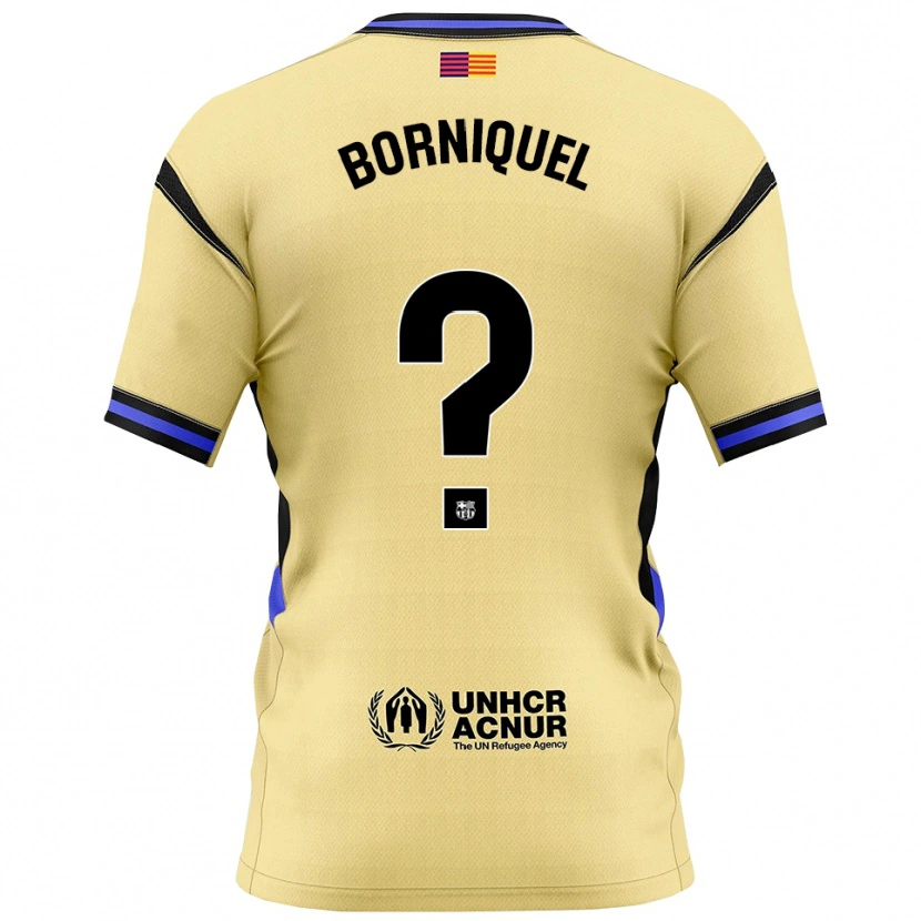Danxen Kinder Samu Borniquel #0 Gelb Schwarz Auswärtstrikot Trikot 2025/26 T-Shirt Österreich
