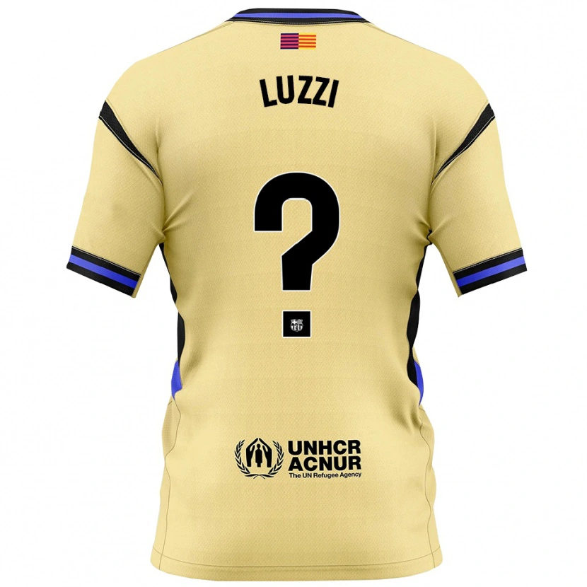 Danxen Kinder Fabian Luzzi #0 Gelb Schwarz Auswärtstrikot Trikot 2025/26 T-Shirt Österreich