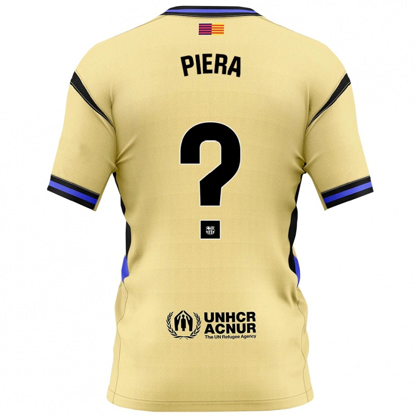 Danxen Kinder Juan Piera #0 Gelb Schwarz Auswärtstrikot Trikot 2025/26 T-Shirt Österreich