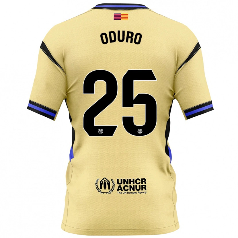 Danxen Kinder David Oduro #25 Gelb Schwarz Auswärtstrikot Trikot 2025/26 T-Shirt Österreich