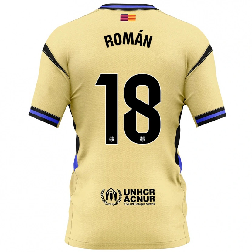 Danxen Kinder Pocho Román #18 Gelb Schwarz Auswärtstrikot Trikot 2025/26 T-Shirt Österreich