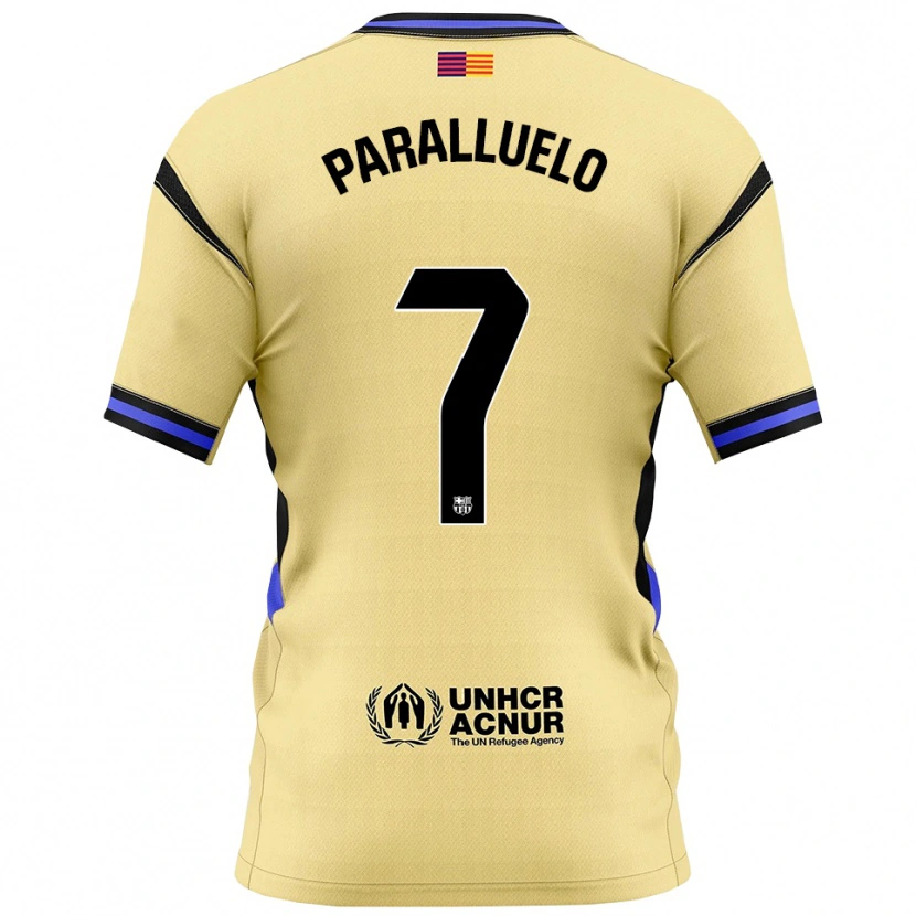 Danxen Kinder Salma Paralluelo #7 Gelb Schwarz Auswärtstrikot Trikot 2025/26 T-Shirt Österreich