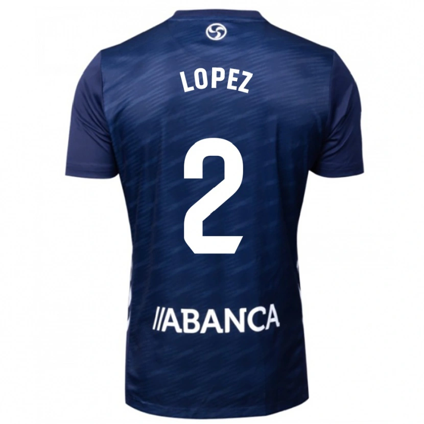 Danxen Kinder Iván López #2 Marine Weiß Auswärtstrikot Trikot 2025/26 T-Shirt Österreich