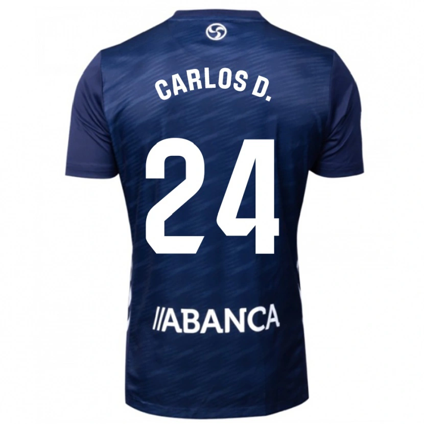 Danxen Kinder Carlos Domínguez #24 Marine Weiß Auswärtstrikot Trikot 2025/26 T-Shirt Österreich