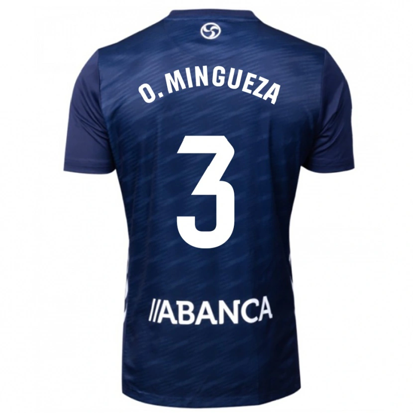 Danxen Kinder Óscar Mingueza #3 Marine Weiß Auswärtstrikot Trikot 2025/26 T-Shirt Österreich