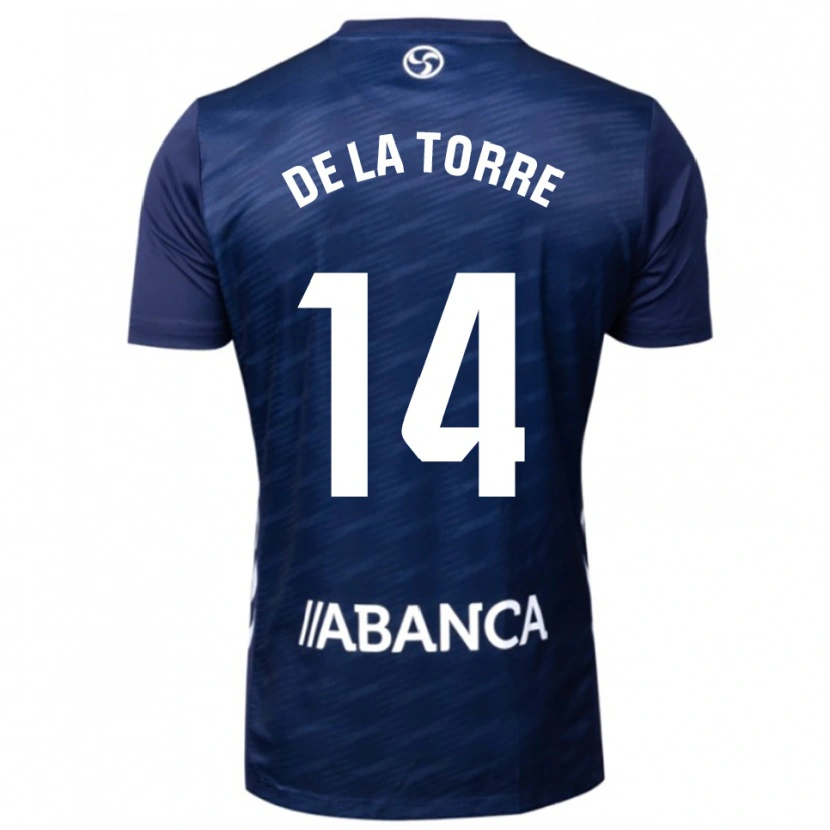 Danxen Kinder Luca De La Torre #14 Marine Weiß Auswärtstrikot Trikot 2025/26 T-Shirt Österreich