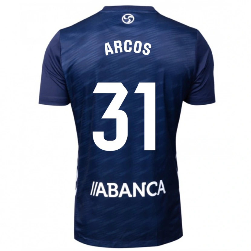 Danxen Kinder Ángel Arcos #31 Marine Weiß Auswärtstrikot Trikot 2025/26 T-Shirt Österreich
