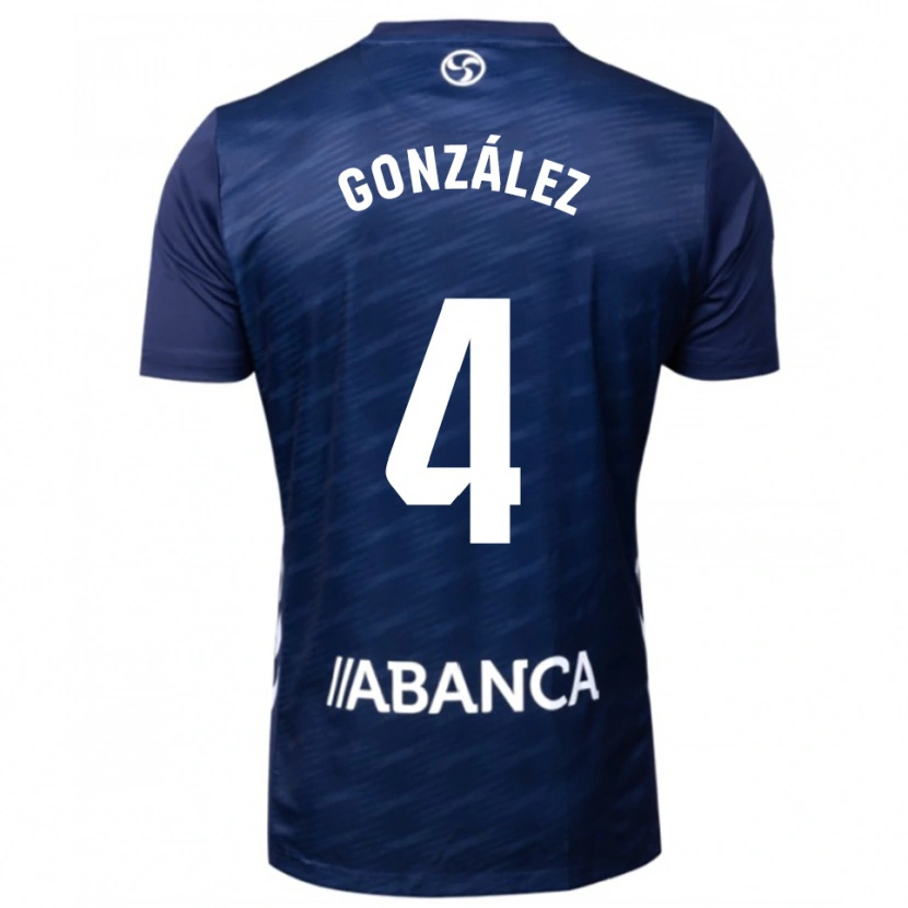 Danxen Kinder Paula González #4 Marine Weiß Auswärtstrikot Trikot 2025/26 T-Shirt Österreich