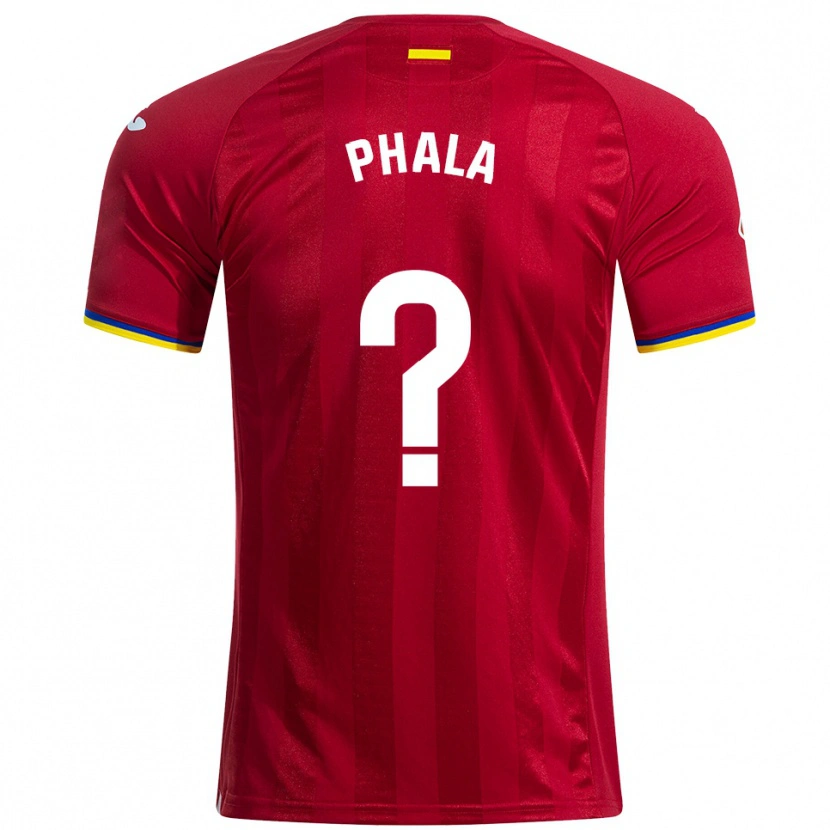Danxen Kinder Bonginkosi Phala #0 Rot Gelb Blau Auswärtstrikot Trikot 2025/26 T-Shirt Österreich