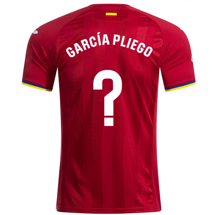 Danxen Kinder Hugo García Pliego #0 Rot Gelb Blau Auswärtstrikot Trikot 2025/26 T-Shirt Österreich