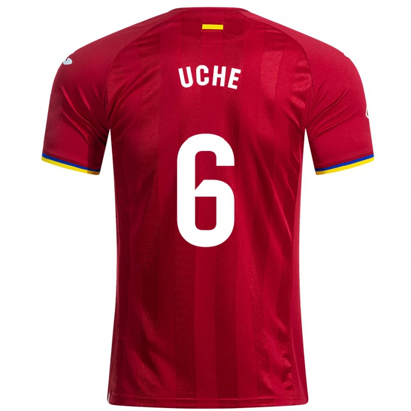 Danxen Kinder Christantus Uche #6 Rot Gelb Blau Auswärtstrikot Trikot 2025/26 T-Shirt Österreich